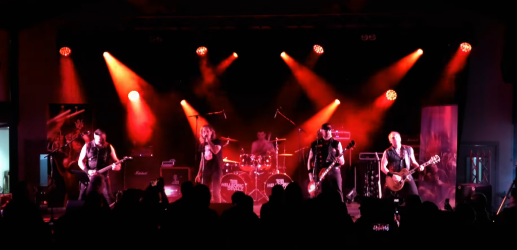 Groupe Hellectriz devilz en Concert